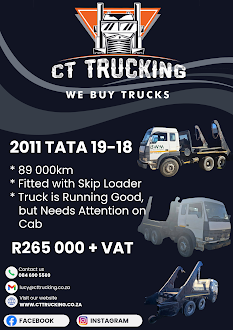 2011 Tata 19-18 Fitted with Skip Loader