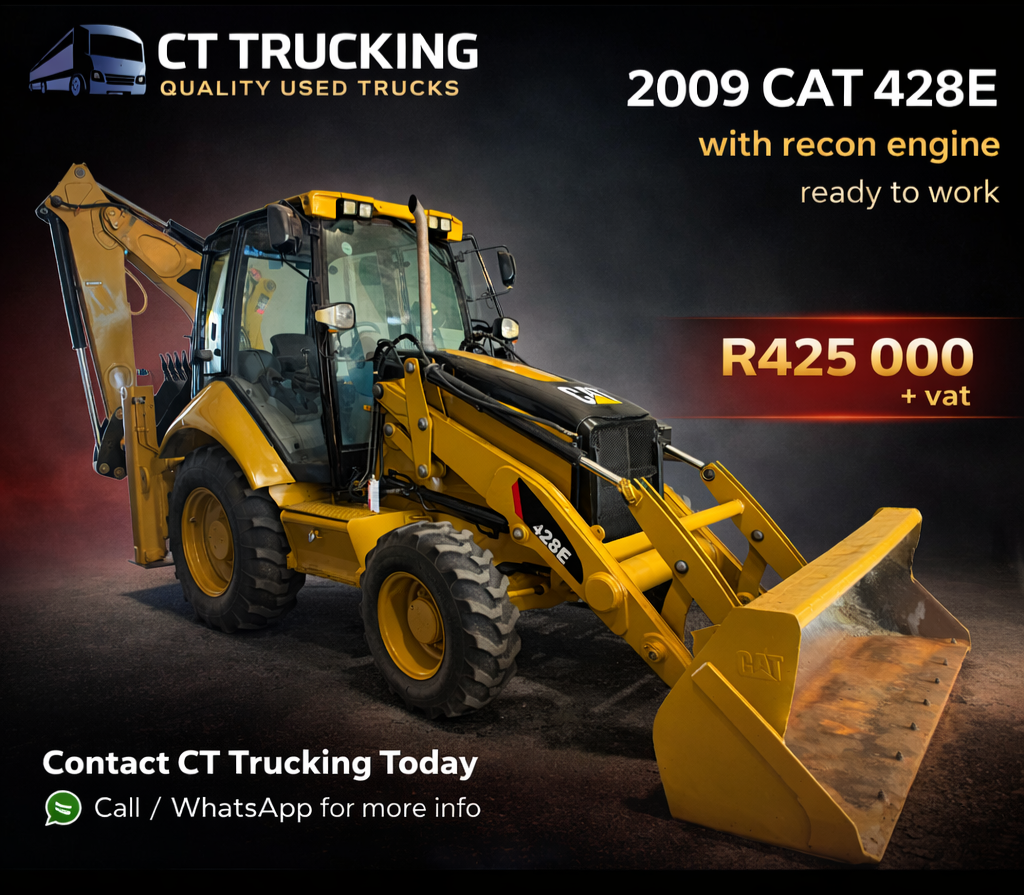 2009 CAT 428E with Recon Engine